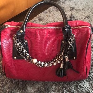 White House Red Hand Bag